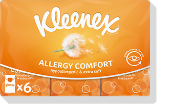 Kleenex<sup>®</sup> Allergy Comfort™ Pocket Pack Tissues