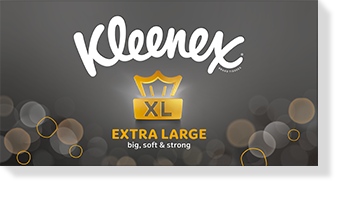 Kleenex<sup>®</sup> Extra Large Tissues
